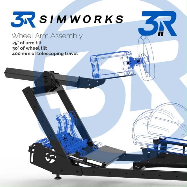 3R‑2 Component Series — Day 2
Wheel Arm Assembly

A rigid, precision‑controlled wheel mount built around the 3R‑2’s Precision Telescoping System and our diamond‑rotated HSS interface.

Adjustments:
- 25° arm tilt
- 30° wheel tilt
- 400 mm telescoping travel

Interface Geometry:
The wheel arm uses a 45° rotated HSS profile with self‑centering V‑block geometry. 

This design delivers:
- effectively no lateral play
- no rotational slop
- extremely minimal micro‑flex under Direct Drive torque
- a rigid, repeatable lock via the M8 handle

This geometry is unique to the 3R‑2 and is a major contributor to IFR (Immersive Frame Resonance) performance.

Visit 3RSimworks.com 
🎯 Crowdfunding launches soon. 
🚀 Join the waitlist to be first in line 

-- Follow @3RSimworks for the build, the launch, and the drive.
-- Check out our Youtube Channel: youtube.com/@3rsimworks 

#3RSimworks #simracing #simracer #simrig #simracinglife #simracinghardware #simracingcanada  #racingrig #simracingrig #rigbuild #simhardware #racesimulator #simracingcommunity #simracers #rigdesign #3dmodel #simracinggear #simracingsetup #madeinontario #madeincanada