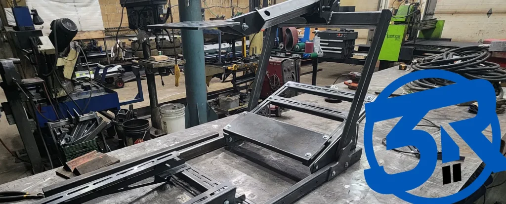 3R-2 sitting on the fabrication table